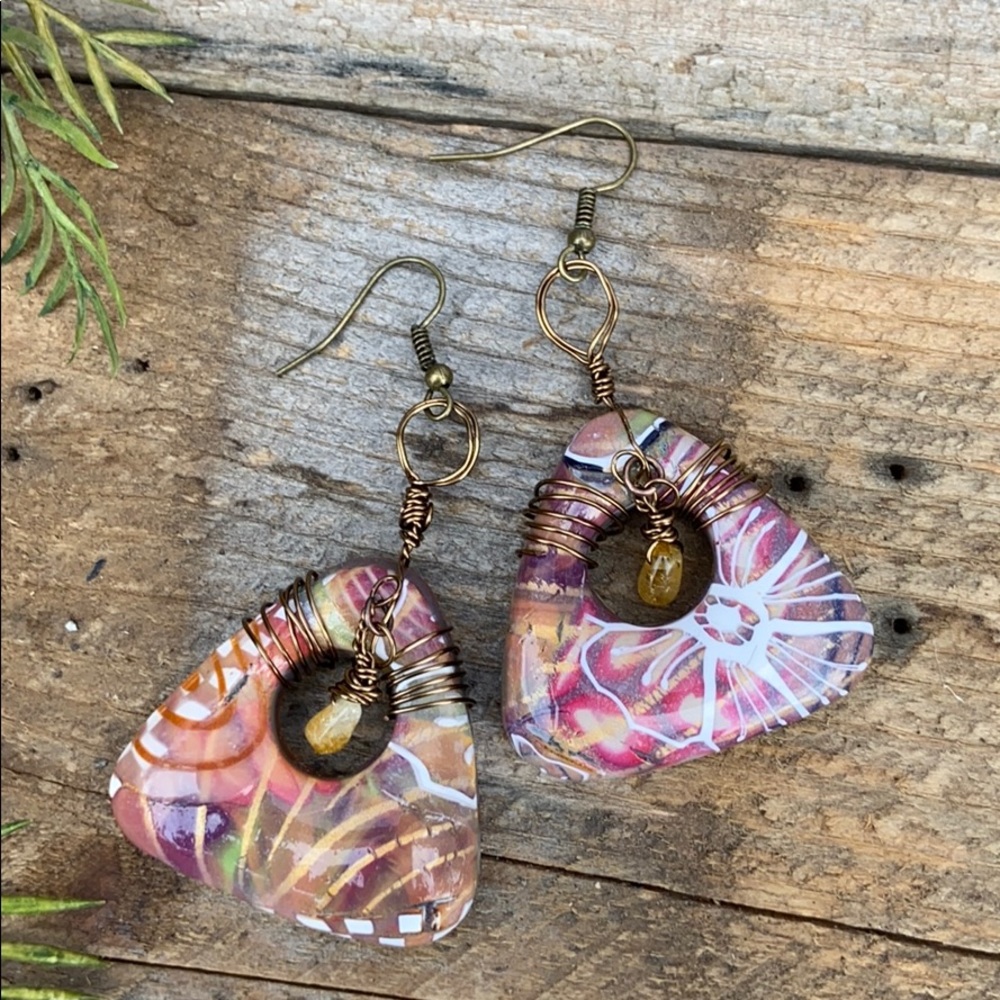 ALL WIRED UP GEMSTONE Earrings